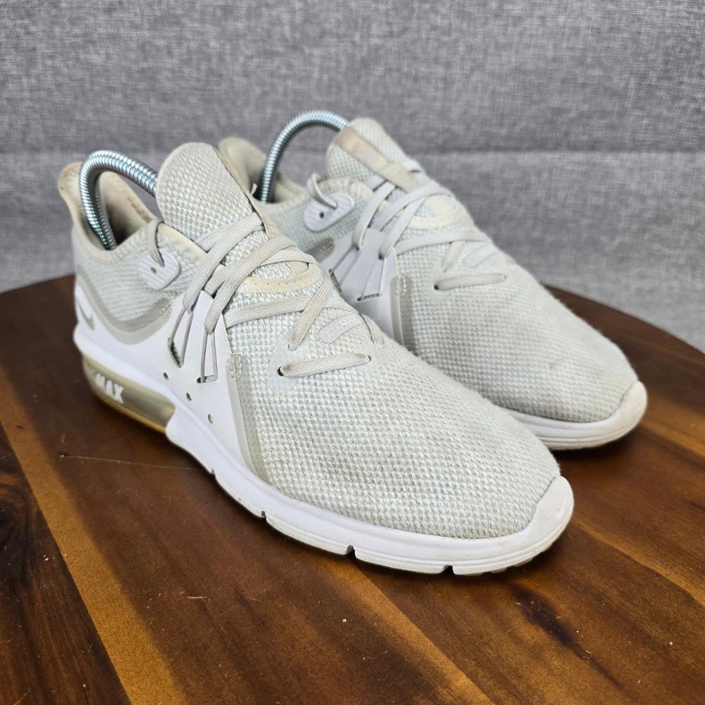 Nike Air Max Sequent 3 Womens White Pure‎ Platinum Running Shoes 908993-101 7 - Picture 14 of 14